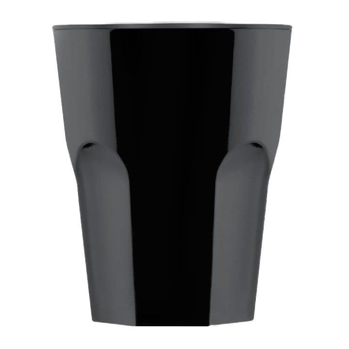 Plastic Shot SAN Reusable Black 40ml (72 Units)