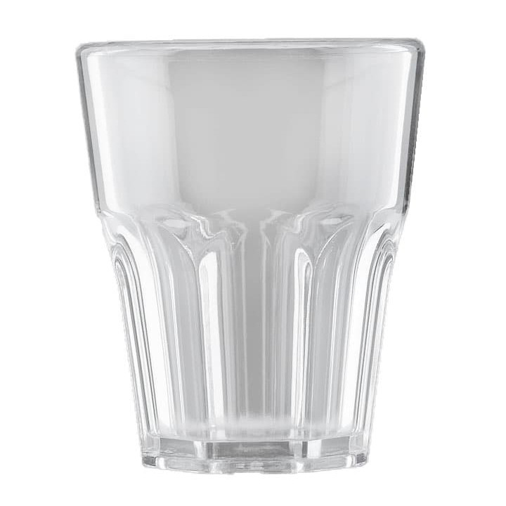 Plastic Shot SAN Reusable "Frost" Clear 40ml (6 Units) 