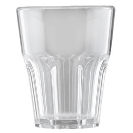 Plastic Shot SAN Reusable "Frost" Clear 40ml (72 Units)