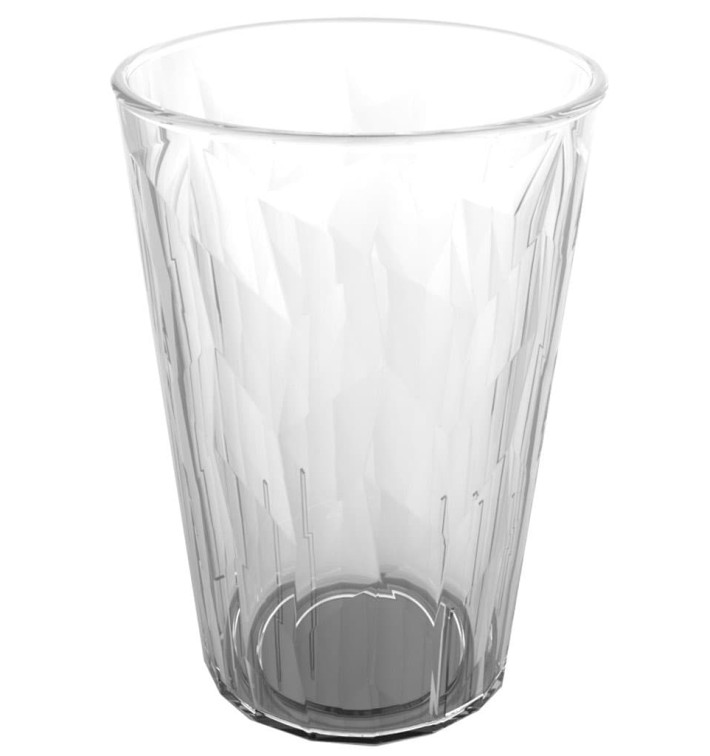 Plastic Glass SAN Reusable "Granity" Ice Clear 420 ml (5 Units) 