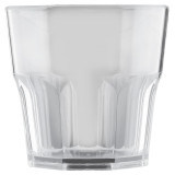 Plastic Glass SAN Reusable "Mini Drink" Clear 160ml (8 Units) 