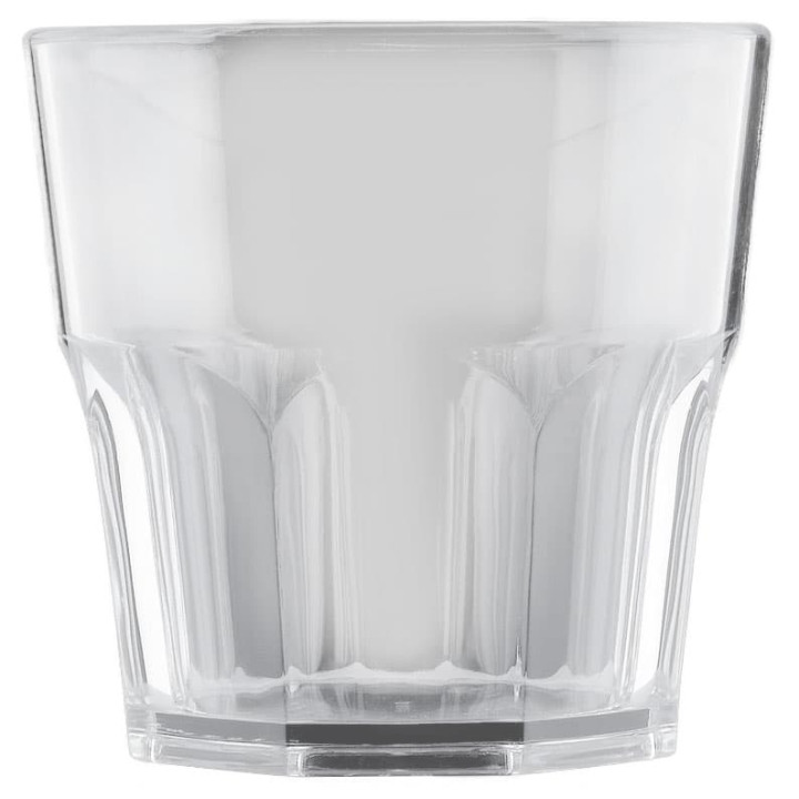 Plastic Glass SAN Reusable "Mini Drink" Clear 160ml (8 Units) 