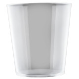 Plastic Tumbler SAN Reusable Cone Shape 400 ml (6 Units) 