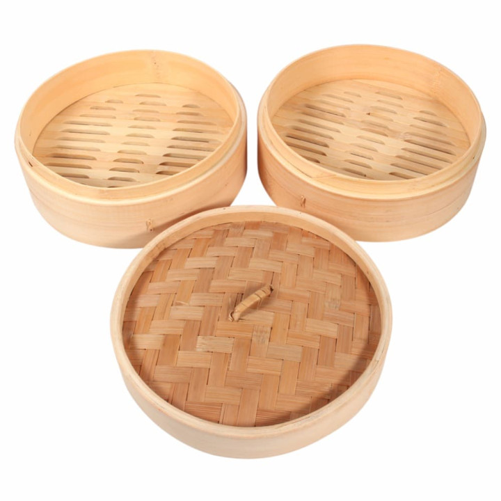 Bamboo Steamer "Maxi" Ø30x6cm (16 Units)