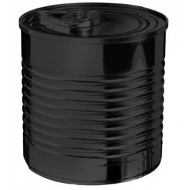 Tasting Plastic Tin Can PS Black 60ml Ø5,1x4,8 cm (200 Units)