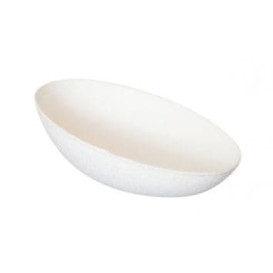 Sugarcane Mini Bowl Oval Shape White 8x5cm (50 Units) 