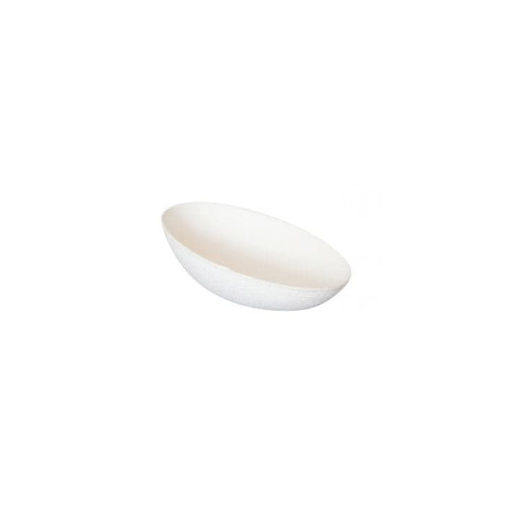 Sugarcane Mini Bowl Oval Shape White 8x5cm (50 Units) 