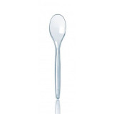 Plastic Teaspoon PS "Luxury" Clear 12,3cm (100 Units)  