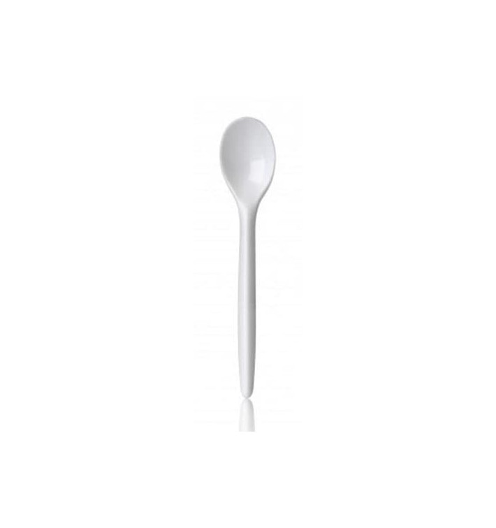 Plastic Spoon PS "Luxury" White 17,5 cm (2000 Units)