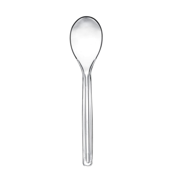 Plastic Teaspoon PS "Easy" Clear 12cm (50 Units) 