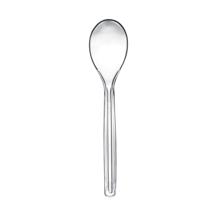 Plastic Teaspoon PS "Easy" Clear 12cm (50 Units) 
