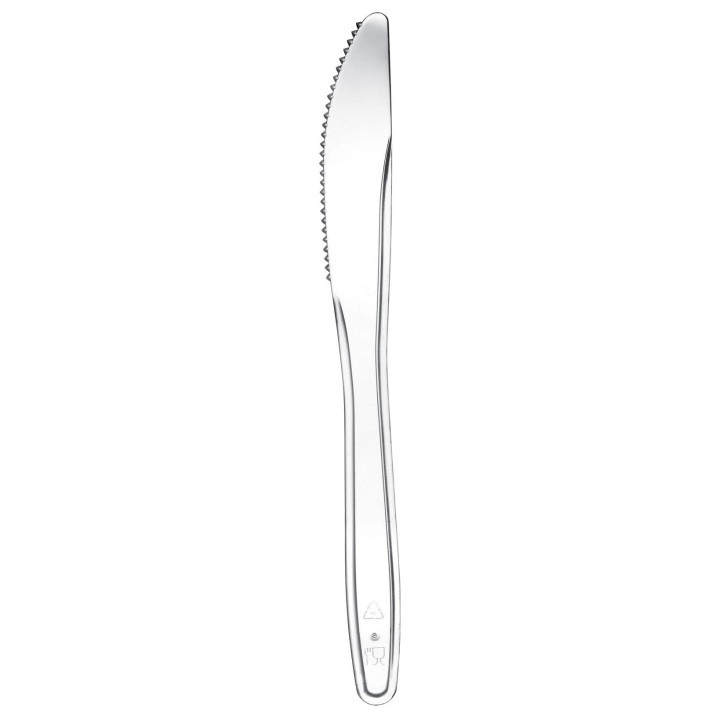Plastic Knife PS "Easy" Clear 17,5cm (100 Units)  