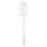 Plastic Spoon PS "Easy" White 18,5 cm (20 Units) 
