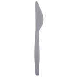 Plastic Knife PS "Easy" Grey 18,5cm (20 Units) 