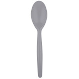 Plastic Spoon PS "Easy" Grey 18,5 cm (20 Units) 