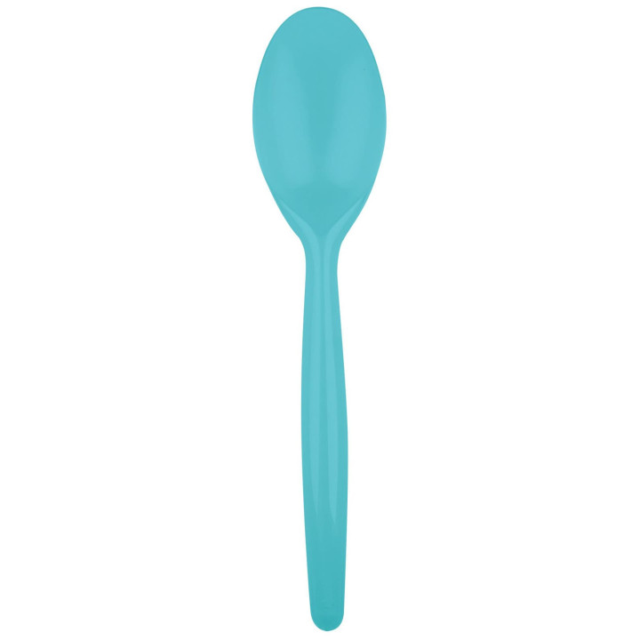 Plastic Spoon PS "Easy" Turquoise 18,5 cm (500 Units)