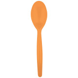 Plastic Spoon PS "Easy" Orange 18,5 cm (20 Units) 