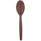 Plastic Spoon PS "Easy" Brown 18,5 cm (20 Units) 