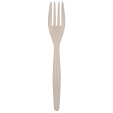 Plastic Fork PS "Easy" Beige 18cm (20 Units) 