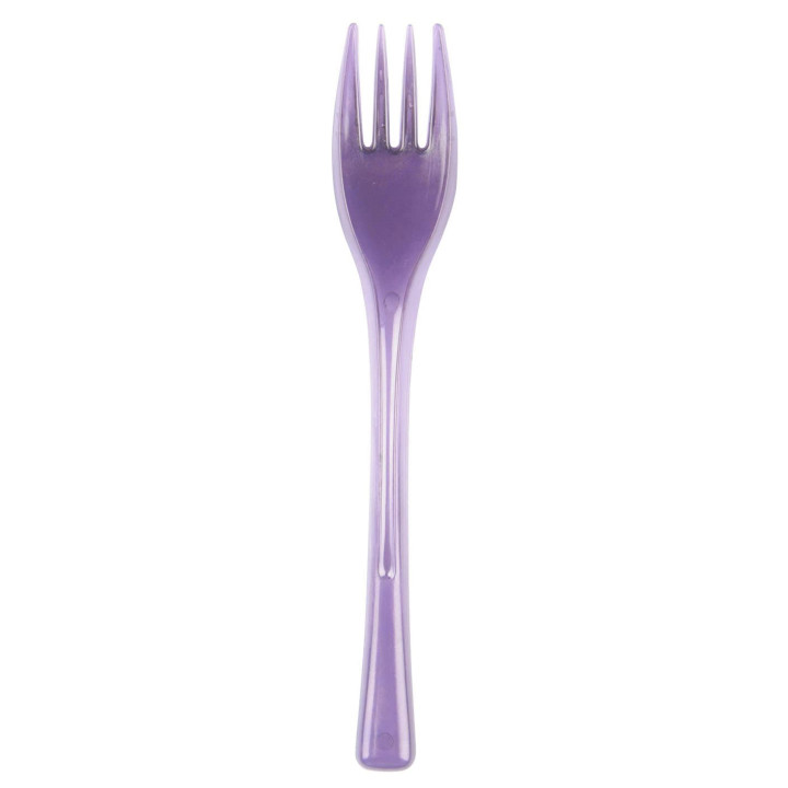 Plastic Fork PS "Fly" Lilac Clear 14cm (3000 Units)