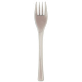 Plastic Fork PS "Fly" Beige 14cm (50 Units) 