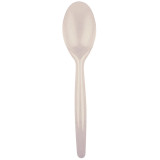 Plastic Spoon PS "Easy" Beige 18,5 cm (20 Units) 