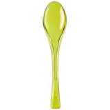 Plastic Spoon PS "Fly" Yellow Clear14,5cm (50 Units) 