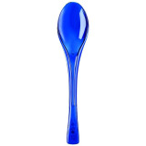 Plastic Spoon PS "Fly" Blue Clear 14,5cm (50 Units) 