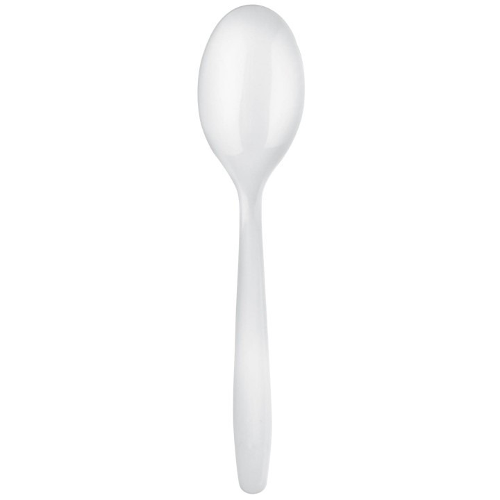 Plastic Spoon Easy PP White 17,5cm (100 Units)  
