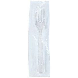 Plastic Fork "Magnum" Wrapped 18,5cm (25 Units)