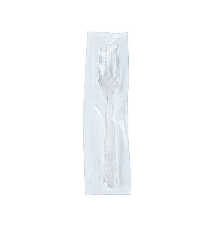 Plastic Fork "Magnum" Wrapped 18,5cm (1.000 Units)