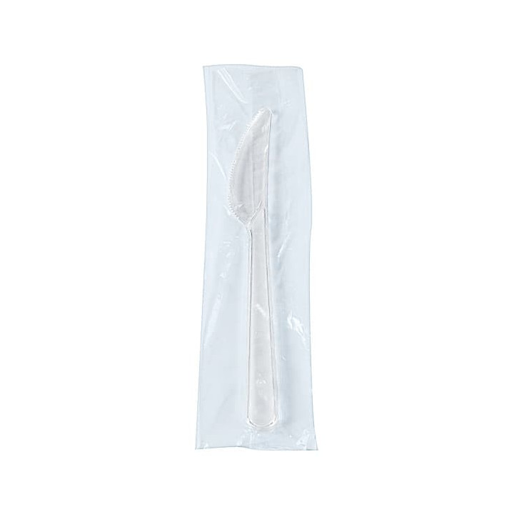 Plastic Knife "Magnum" Wrapped 18,5cm (25 Units)