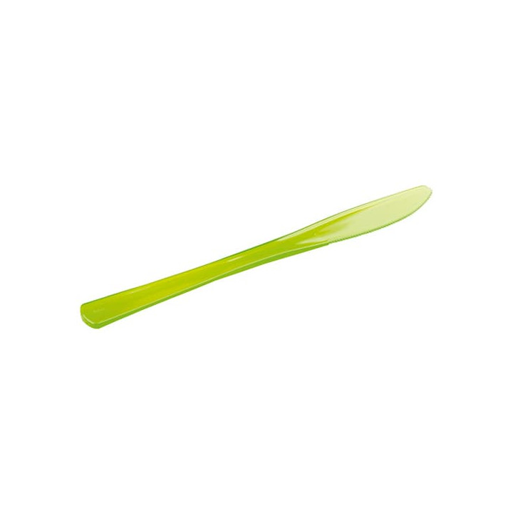 Plastic Knife Premium Green 20cm (250 Units)