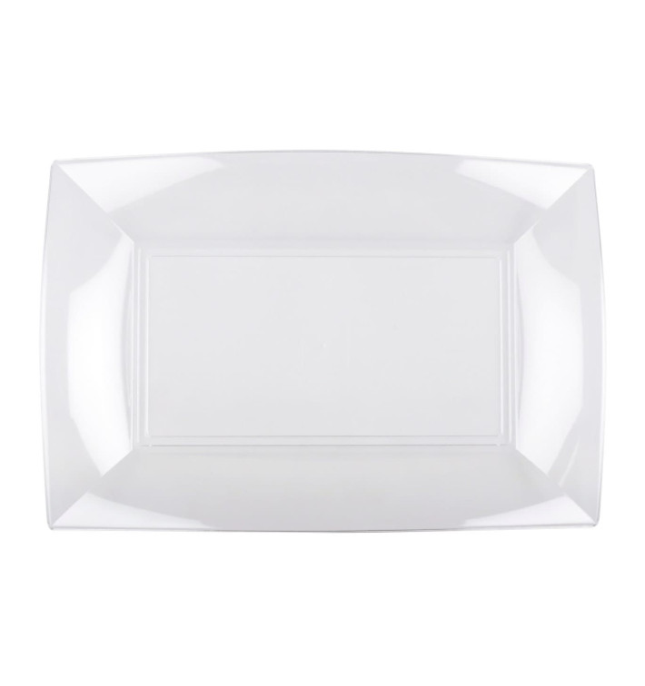 Plastic Tray Clear "Nice" 28x19 cm (240 Units)
