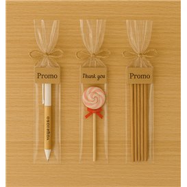 Plastic Bag Cellophane PP 4x25cm G-130 (1000 Units)