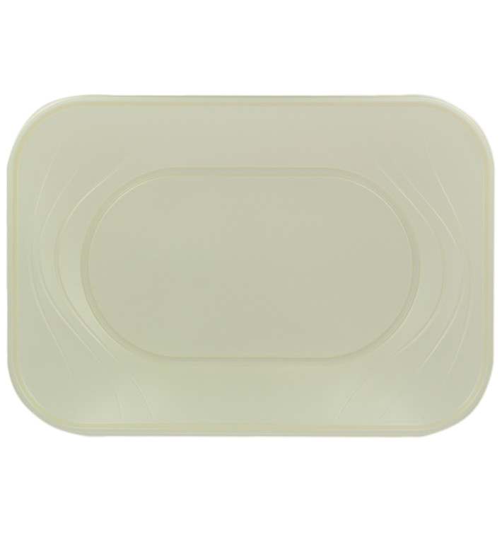Plastic Tray Microwavable "X-Table" Pearl 33x23cm (2 Units) 