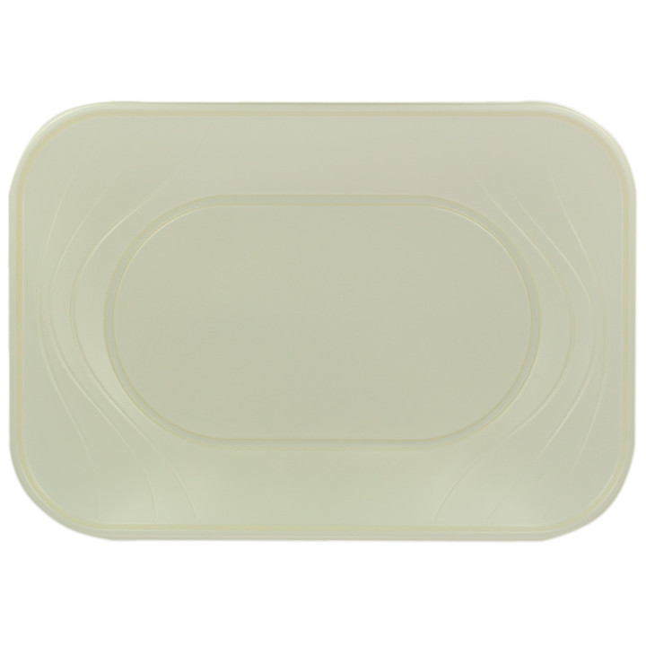 Plastic Tray Microwavable "X-Table" Pearl 33x23cm (60 Units)