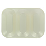 Plastic Compartment Tray "X-Table" 3C Pearl 33x23cm (2 Units) 