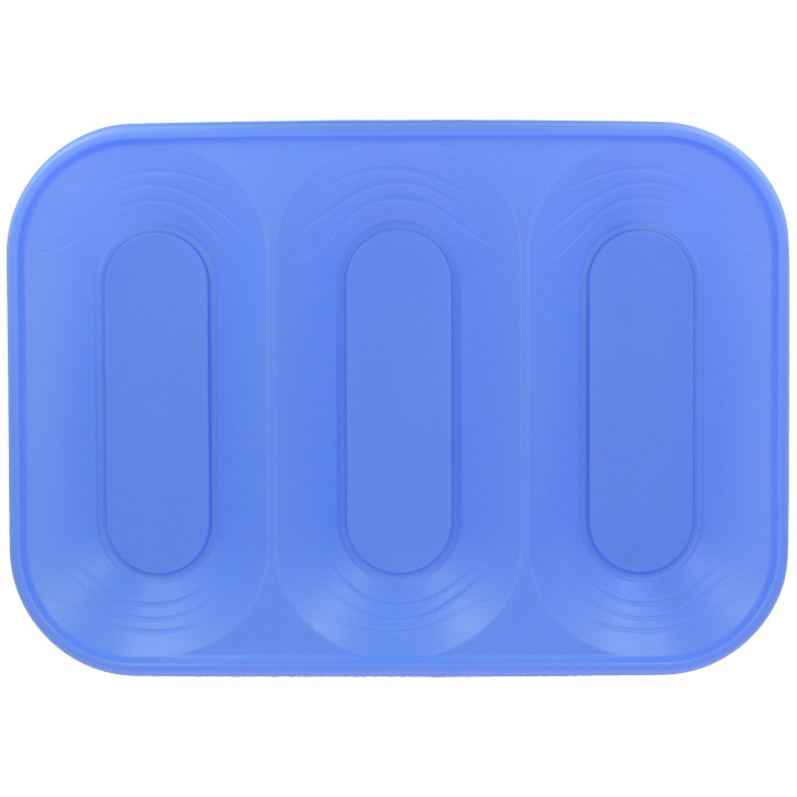 Plastic Tray Microwavable "X-Table" 3C Violet 33x23cm (2 Units) 