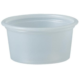 Plastic Souffle Cup PS Clear 22ml Ø4,8cm (250 Units)  
