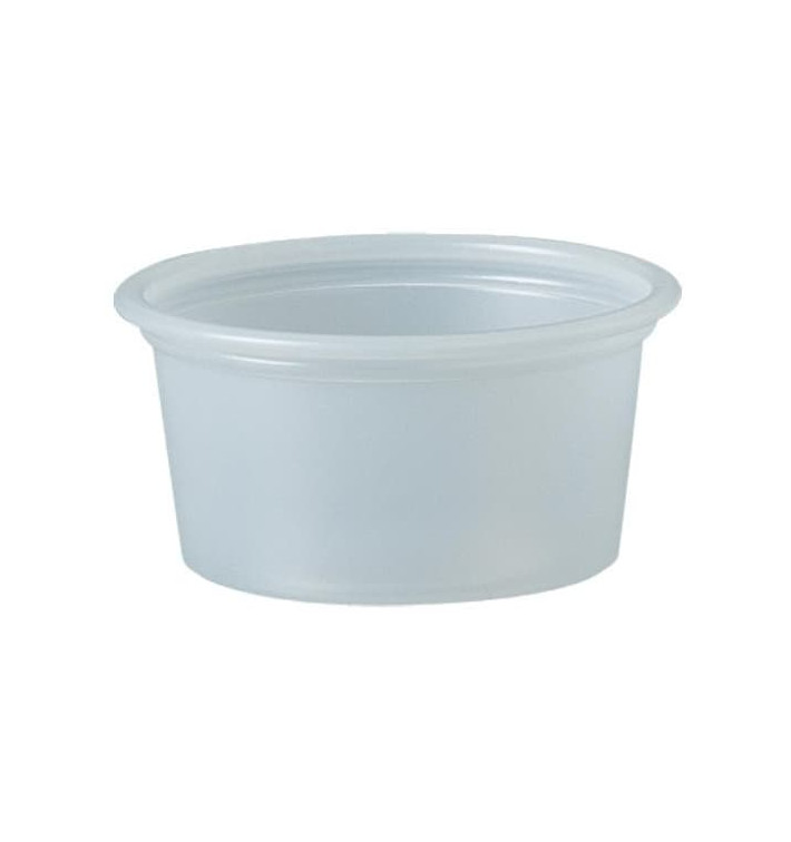 Plastic Souffle Cup PS Clear 22ml Ø4,8cm (250 Units)  