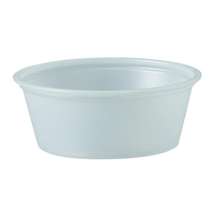 Plastic Souffle Cup PS Clear 44ml Ø6,6cm (250 Units)  