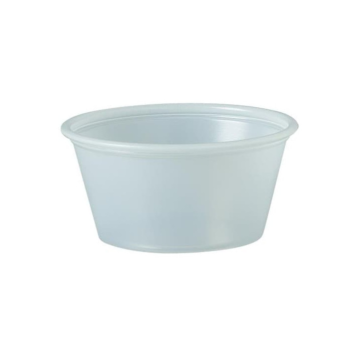 Plastic Souffle Cup PS Clear 60ml Ø6,6cm (2500 Units)