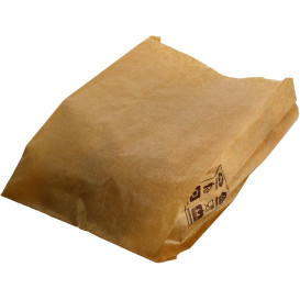 Paper Food Bag Kraft 14+7x24cm (100 Units)  