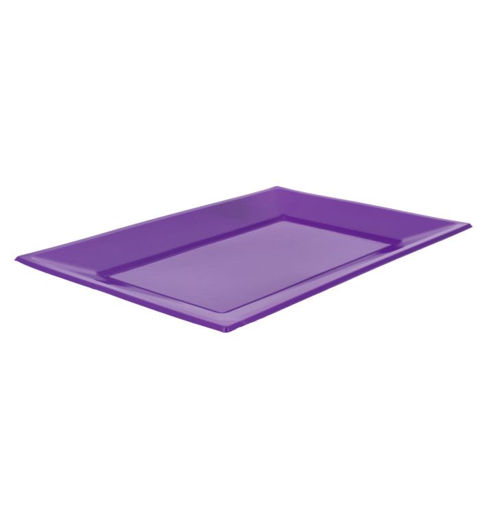 Plastic Tray Lilac 33x22,5cm (25 Units) 