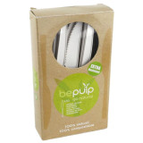 Cornstarch Knife PLA Biodegradable White 16cm (50 Units) 