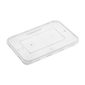 Plastic Lid for Tray Clear 15,7x11,2x5,1cm (100 Units)  