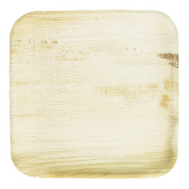 Palm Leaf Plate Square Shape 15x15cm (25 Units) 