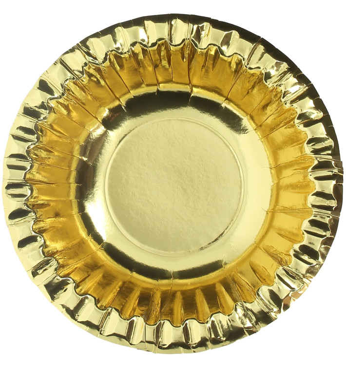 Paper Bowl "Party" Gold Ø16cm (6 Units)