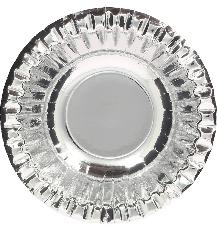 Paper Bowl "Party" Silver Ø16cm (90 Units)